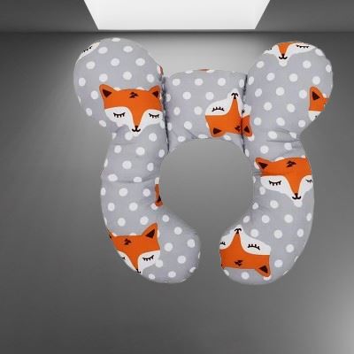 Coussin Bébé - BabyTravelPillow™ - Renard - Janice Touche