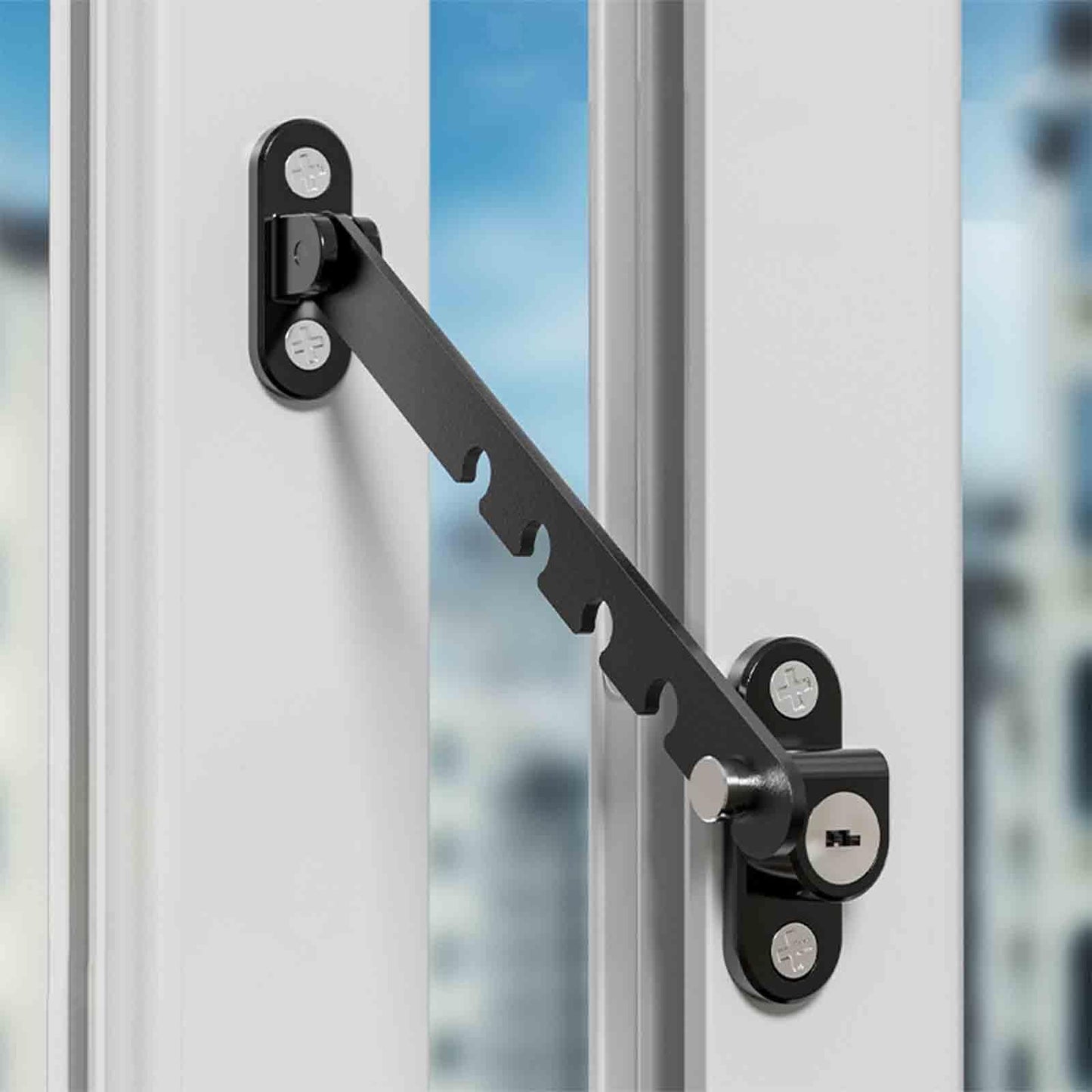 Bloque Porte - ChildSafetyLockStopper™ - Noir - Janice Touche
