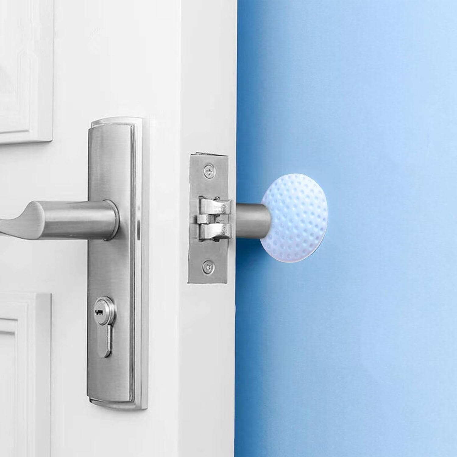 Butée de Porte - SecureStop™ - Bleu Pastel - Janice Touche