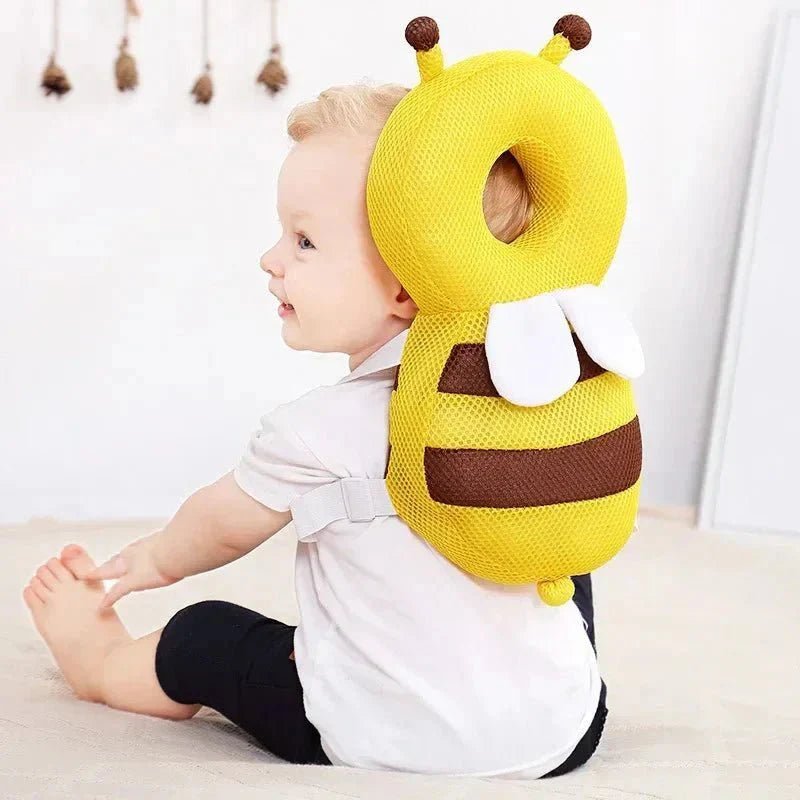 Coussin Bébé - BabyHeadBackProtector™ - Jaune - Janice Touche