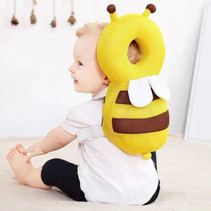 Coussin Bébé - BabyHeadBackProtector™ - Jaune - Janice Touche