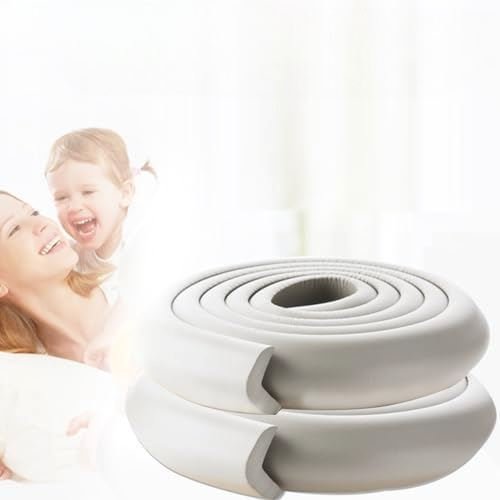 Protecteur de Coin de Table - BabySafetyCornerProtector™ - Gris Clair - Janice Touche