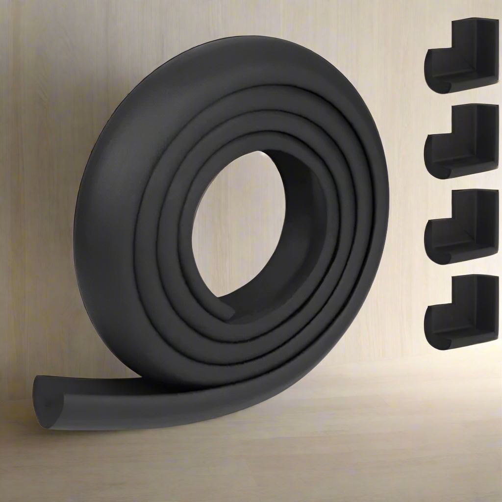 Protecteur de Coin de Table - BabySafetyCornerProtector™ - Noir - Janice Touche