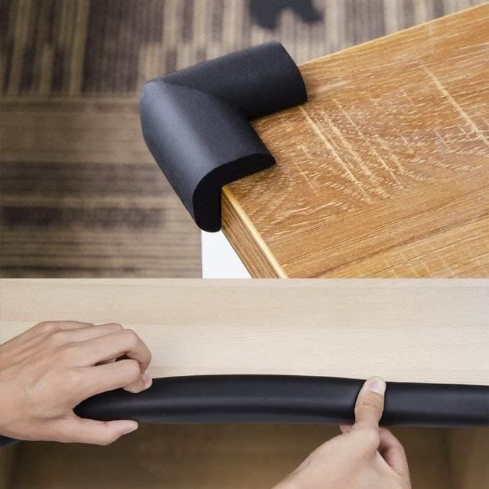 Protecteur de Coin de Table - BabySafetyCornerProtector™ - Noir - Janice Touche